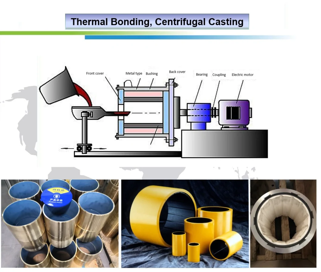 Elastoplastic Polymer Alloy Composites Tstn Used in Pump, Hydro and Marine Bearing, Self-Lubricating